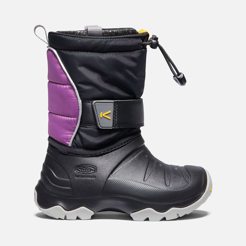 Bottes de Neige Keen Enfant Noir/Violette | Lumi Ii Waterproof | FMWBN-1948